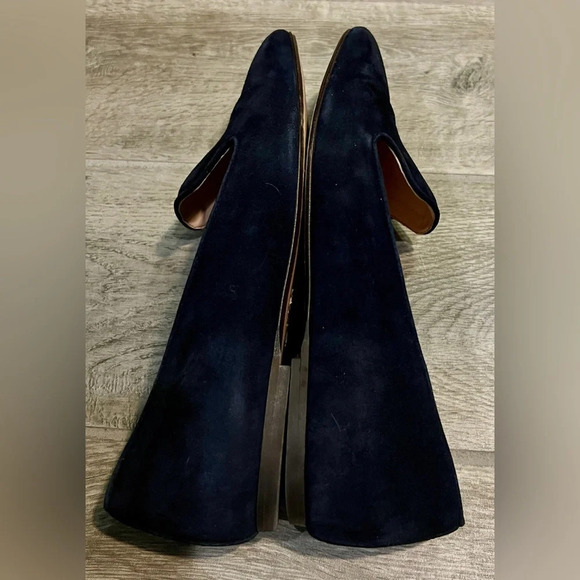 J Crew blue suede slip on shoes. Size 7 - Picture 9 of 9